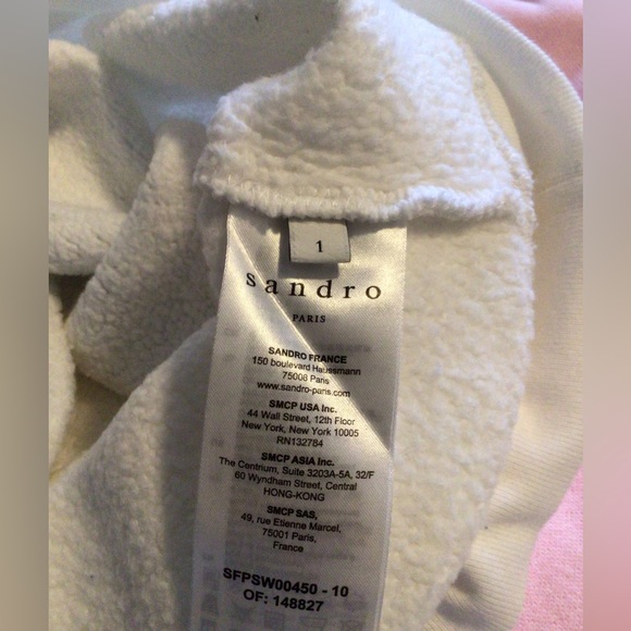 Sandro “Little Miss Fabulous” Graphic Sweatshirt in Size 1/ XS - Picture 7 of 7